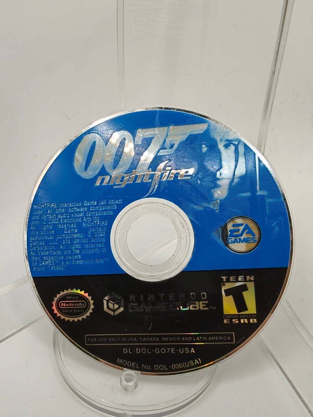 007 NightFire (Nintendo GameCube) Disc Only - Tested